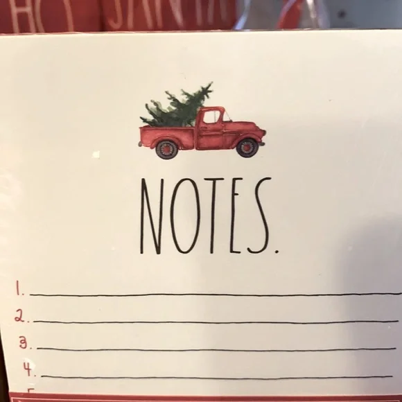 Rae Dunn Notes/ TO DO Truck note pad- NWT - Picture 2 of 5